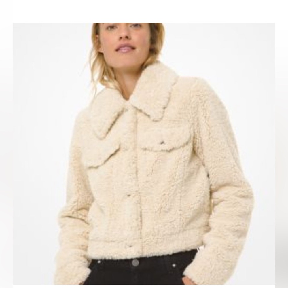 Michael Kors Cream Teddy Jacket